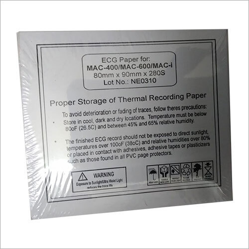 Mac 400 Ecg Paper - Medical Paper For Ecg Machines | High-quality Material, Ideal For Charting Patient Heart Activity