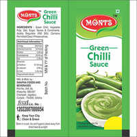 ताज़ा प्राकृतिक हरी मिर्च सॉस