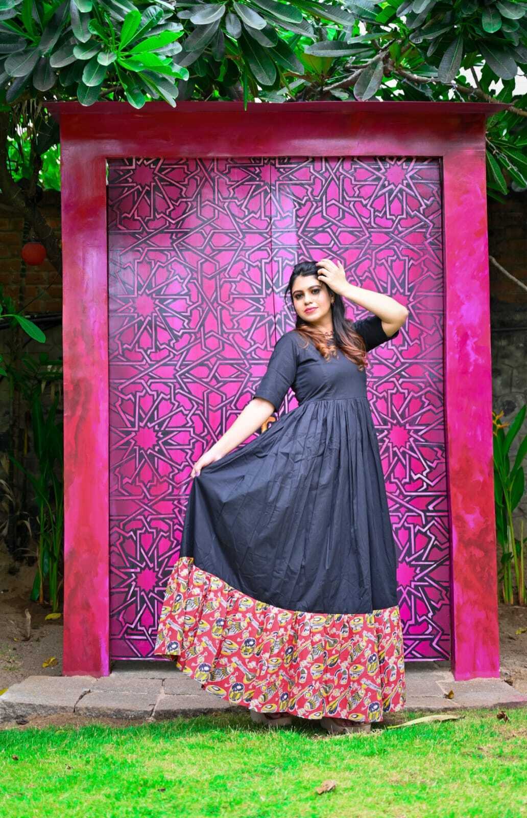 Long Gown - Taffeta Silk, Sizes M, L, Xl, Xxl, Length 54 Inch, All Colors | Breathable & Cool Pass, Short Sleeves, Washable, Customized Logo