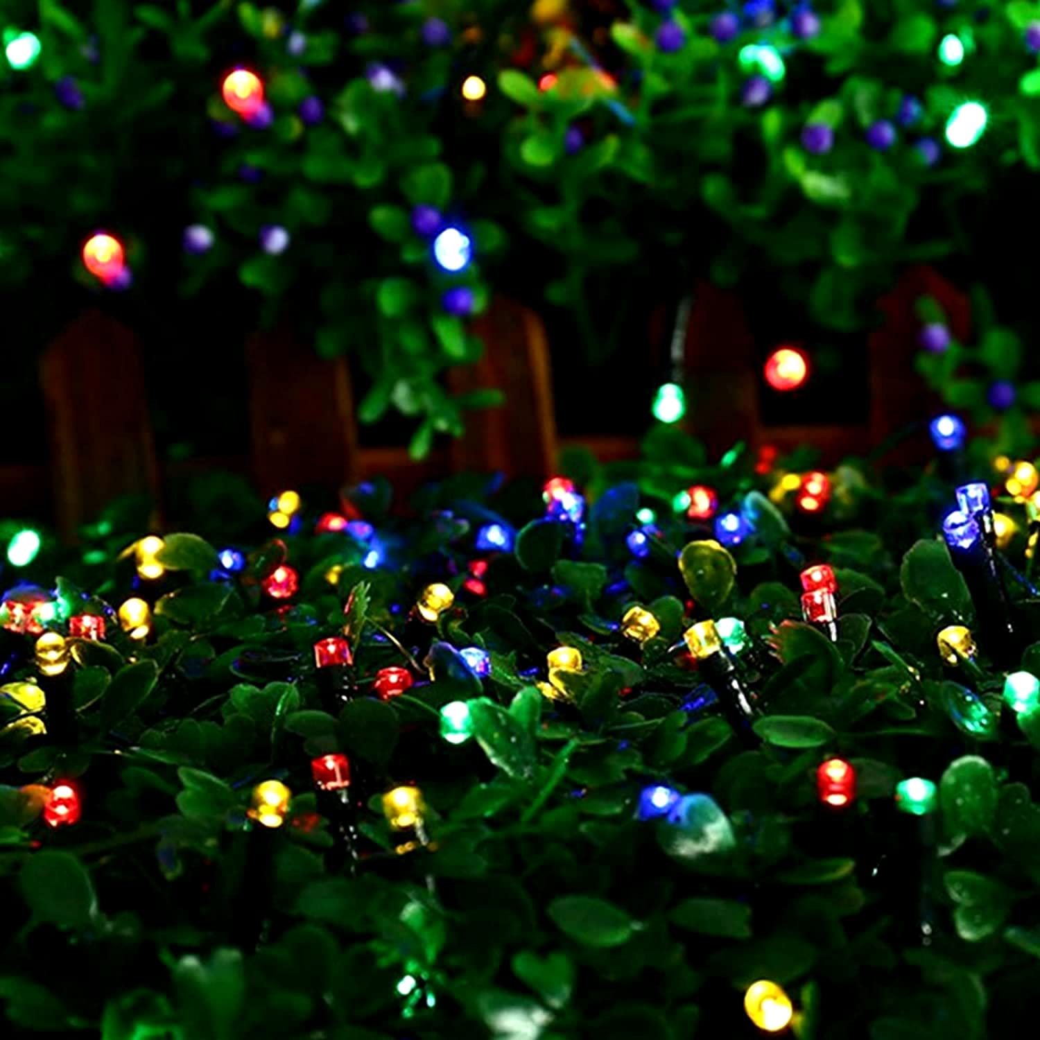 8 Meter Multi Colored Decorative Led Lights - Plastic Material, Micro String Bulbs | Romantic Cherry Blossom Design, 360 Degree Lighting Angle