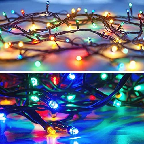 8 Meter Multi Colored Decorative Led Lights - Plastic Material, Micro String Bulbs | Romantic Cherry Blossom Design, 360 Degree Lighting Angle