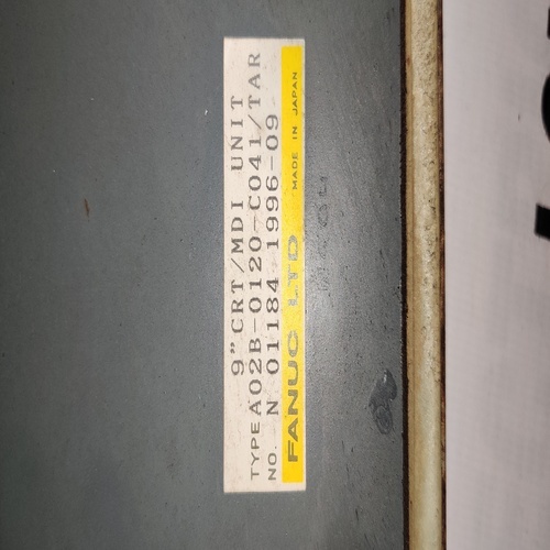 Fanuc A02b-0120-c041/tar 9 Crt/mdi Control Unit