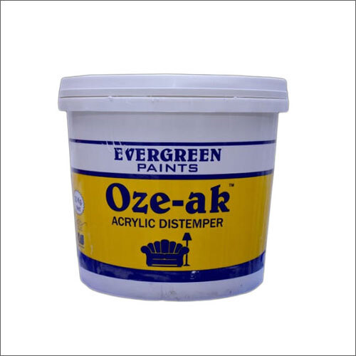 Interior Acrylic Distemper - 20 Kg, High Purity, Any Color | Suitable For Interior & Exterior Walls, Ideal For Industrial, Commercial, Household Use