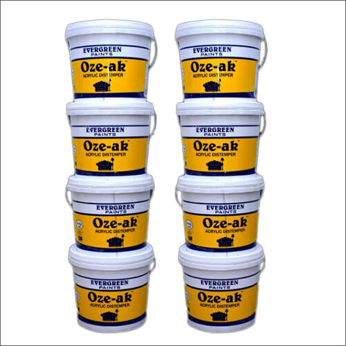 Interior Acrylic Distemper - 20 Kg, High Purity, Any Color | Suitable For Interior & Exterior Walls, Ideal For Industrial, Commercial, Household Use