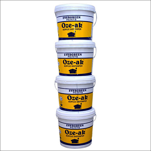 Interior Acrylic Distemper - 20 Kg, High Purity, Any Color | Suitable For Interior & Exterior Walls, Ideal For Industrial, Commercial, Household Use