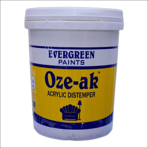 Interior Acrylic Distemper - 20 Kg, High Purity, Any Color | Suitable For Interior & Exterior Walls, Ideal For Industrial, Commercial, Household Use