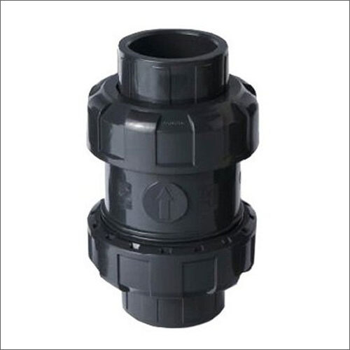 PVC Non Return Valve - Plastic, 2 Inch, 2.5 Inch, 3 Inch | Black, Varnished Surface Treatment, Quality-Centric Design