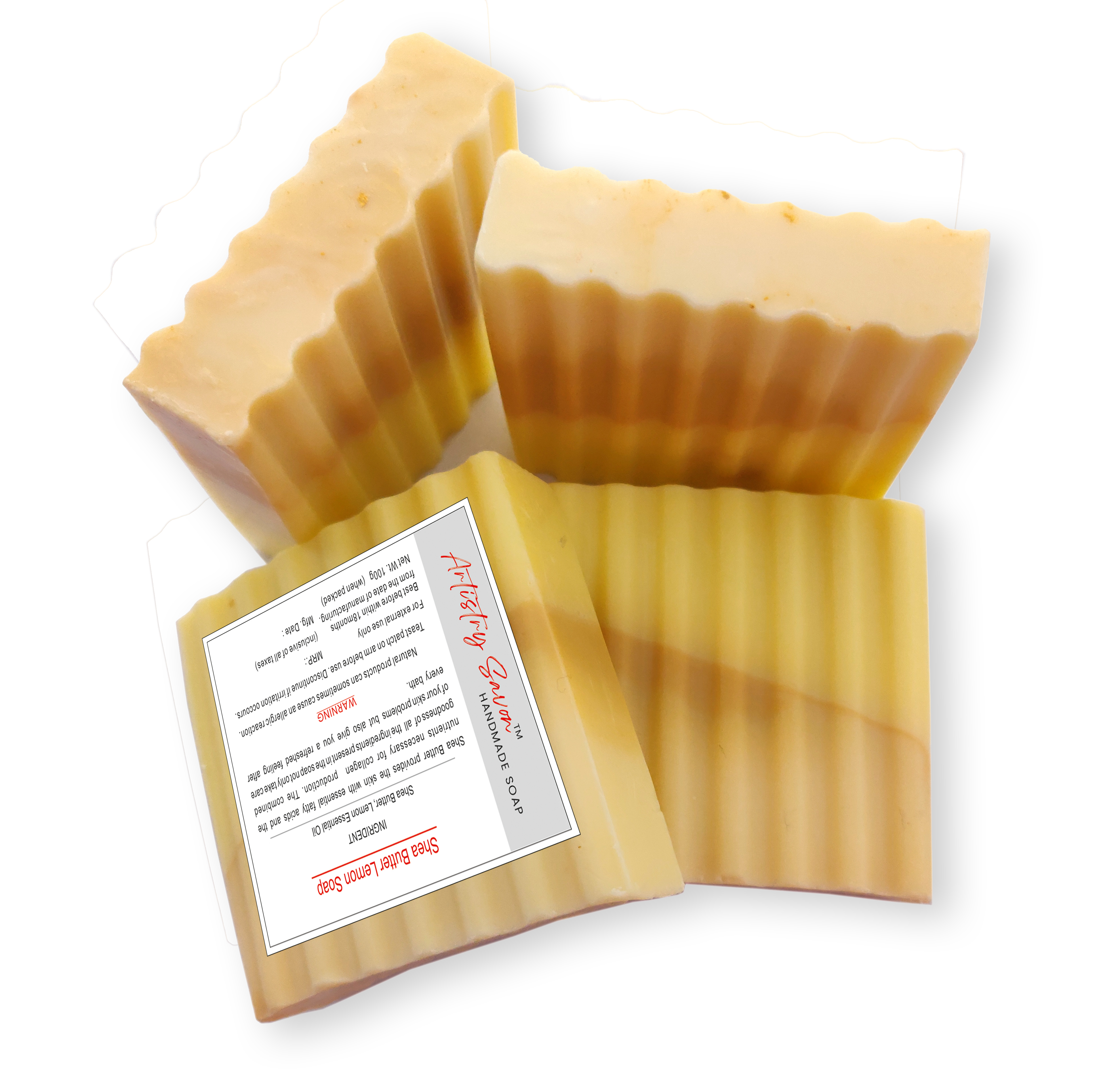 Yellow Shea Butter Lemon Soap