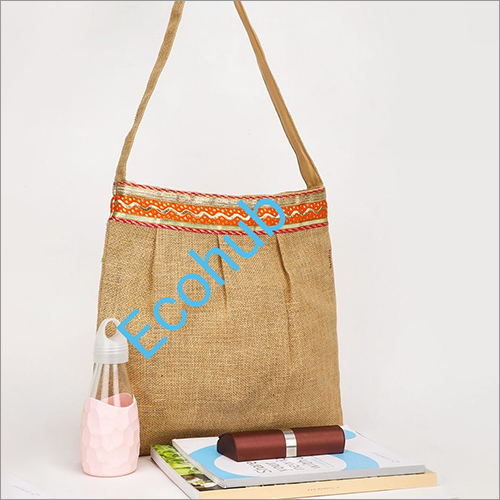 Jute Tote Bag - Customized Sizes in Brown | Durable Material for Shopping Use