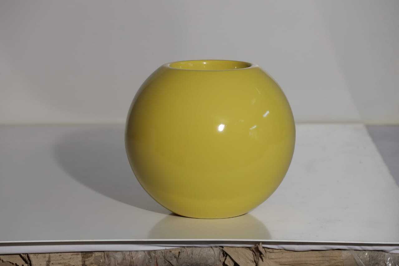 Fiberglass Planter - Fiber Material, Available In Multiple Sizes: 10/14/18, Vibrant Colors For Indoor And Outdoor Home & Office Furnishing