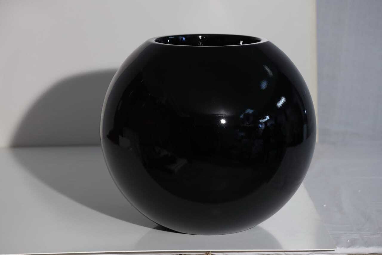 Fiberglass Planter - Fiber Material, Available In Multiple Sizes: 10/14/18, Vibrant Colors For Indoor And Outdoor Home & Office Furnishing