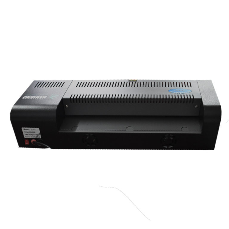 Pouch Laminator Machine - Metal, 50.5x25x12cm, Matte Black | Automatic, Electric Drive, 13kg Weight, 220v Power