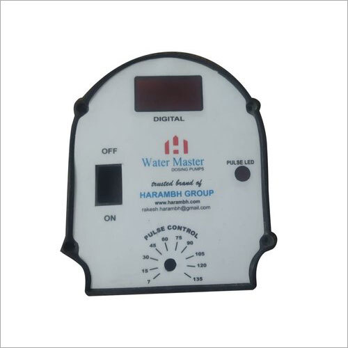 Water Master Doser Pump Sticker - Color: White