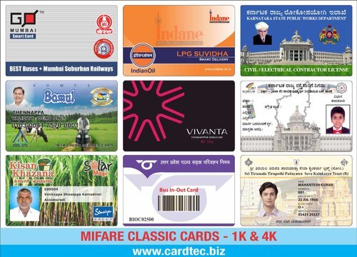 Multi Color Mifare Printed Card