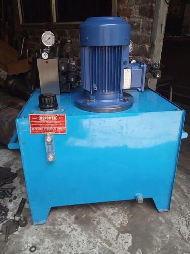 Hydraulic Power Pack - Steel, 500x400x600 mm, 3 kW, 100 bar Pressure, 10 LPM Flow Rate, 20 L Tank Capacity | Compact Design, Easy Maintenance, Reliable Power, Versatile Use