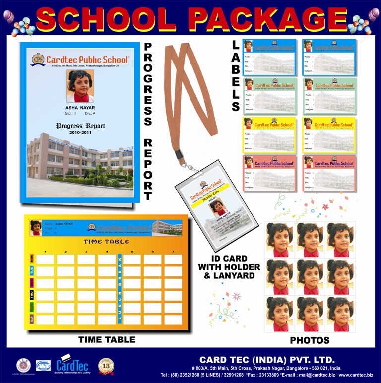 Id Card Accessories - Pvc, 85x54mm, Rectangular | Multi-color, Glossy Finish, Light Weight, Durable Design, Includes Lanyards & Badge Reels