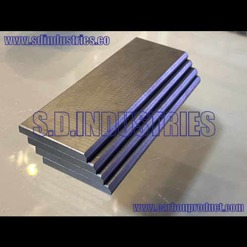 Carbon Replacement Vanes Set - 40x24x3 Mm | Black/grey Fit For Becker Vacuum Pump Models