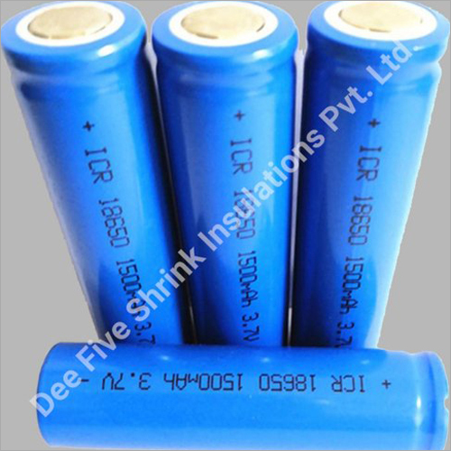 Shrink Sleeves For Battery - PVC Material, 290mm Roll Width, 150 Micron Thickness, 50m Length, Blue Color | Industrial Application, Plain Pattern