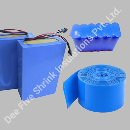 PVC Heat Shrink Sleeve For Batteries Packing - Width 275mm, Thickness 150 Microns, Roll Length 50m, Color Blue, Material PVC, Industrial Use