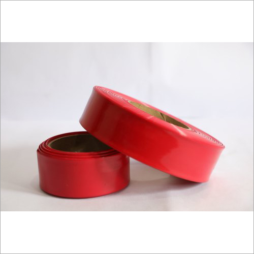 Heat Shrinkable Sleeves For Capacitors - PVC Material, 93mm Width, 150 Microns Thickness, Red Color | Industrial Application, 90-95°C Withstanding Temperature