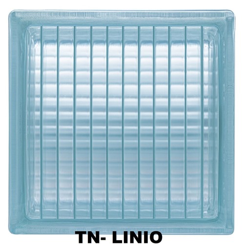 Hollow Clear 1919/8  Linio Glass Block