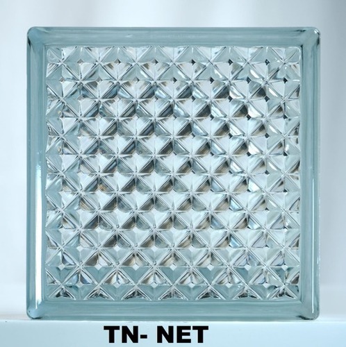 Clear Net Glass Block Height: 190 Millimeter (Mm)