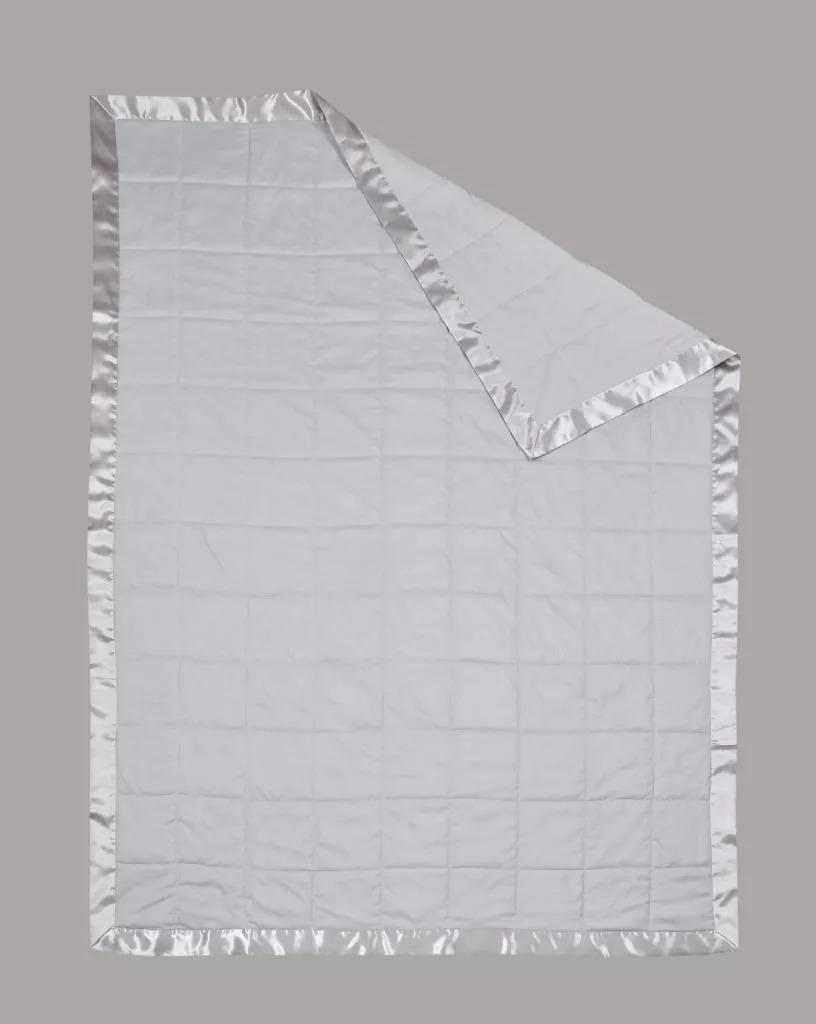 Micromink Blanket - 50" X 60" | Grey, 1.5 Lbs Lightweight, 200 Gsm, Machine Washable