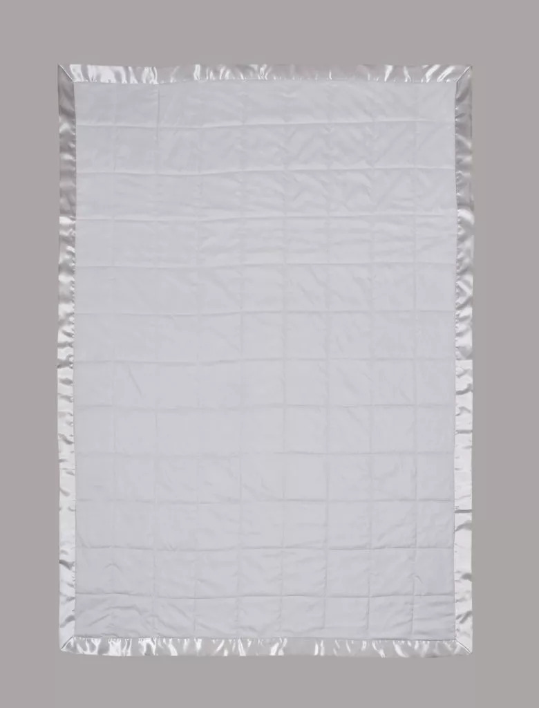 Micromink Blanket - 50" X 60" | Grey, 1.5 Lbs Lightweight, 200 Gsm, Machine Washable