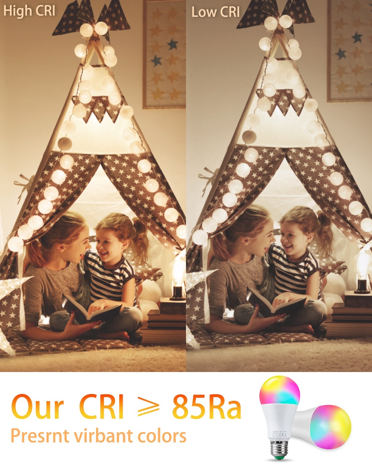 Smart Rgb Colorful Decoration Bulb Lights Application: Household Base