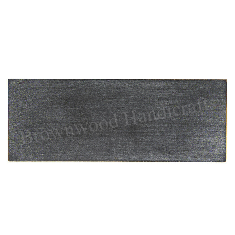 Dark Burnt White Wash Mango Wood Letters Mail Orgnizer