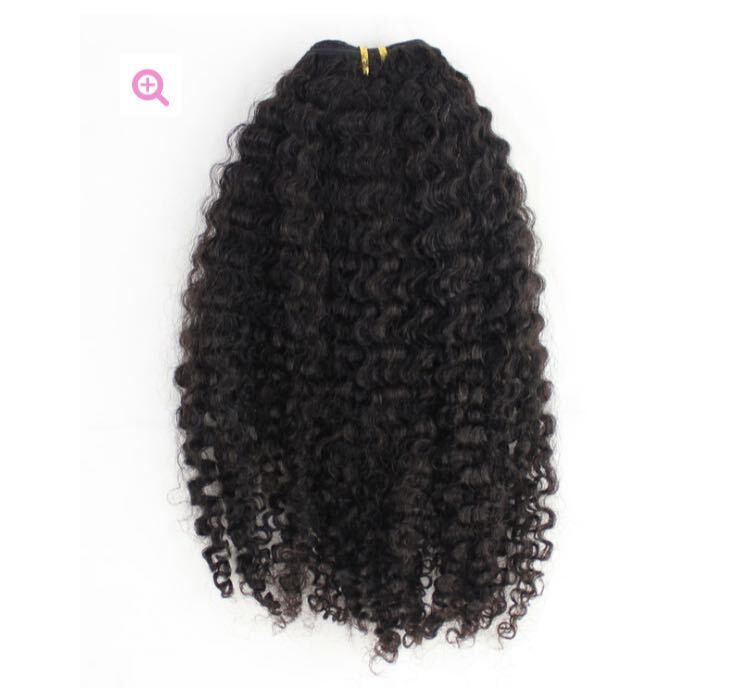 Brazilian Steamed Curly Human Hair Weaves Extension Application: Household