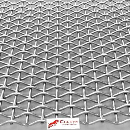 स्टेनलेस स्टील वायर मेष होल आकार: स्क्वायर होल