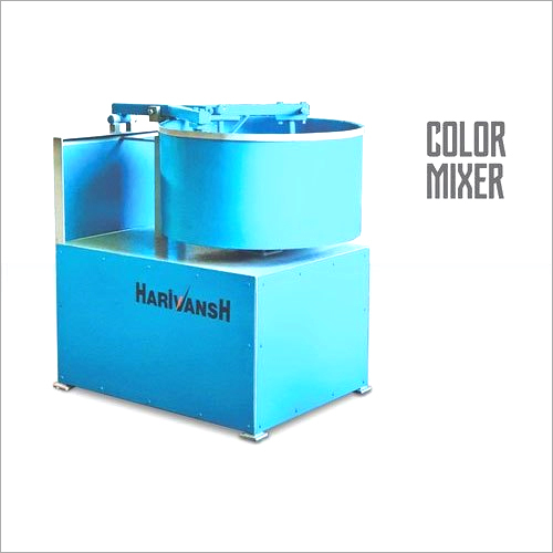 Semi Automatic Industrial Color Mixer Machine