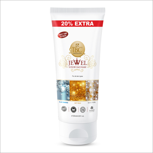 Jewel Luxury Face Wash - Liquid Form, 100% Herbal & Natural Ingredients | Alcohol Free, Deep Cleansing for All Skin Types, Organic & Gentle