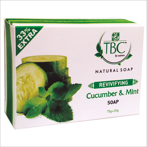 Cucumber And Mint Bath Soap - Minty Aroma, Moisturizing Foam , Self-logo Design