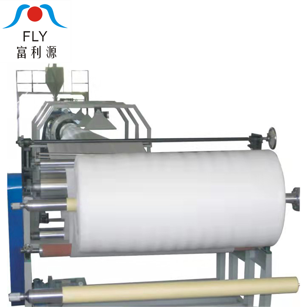 Fly-180 Epe Foam Mattress Sheet Making Machine - 380v, 180mm Screw Diameter, Low-density Polyethylene Material | Semi-automatic, Plc Control, Energy Efficient