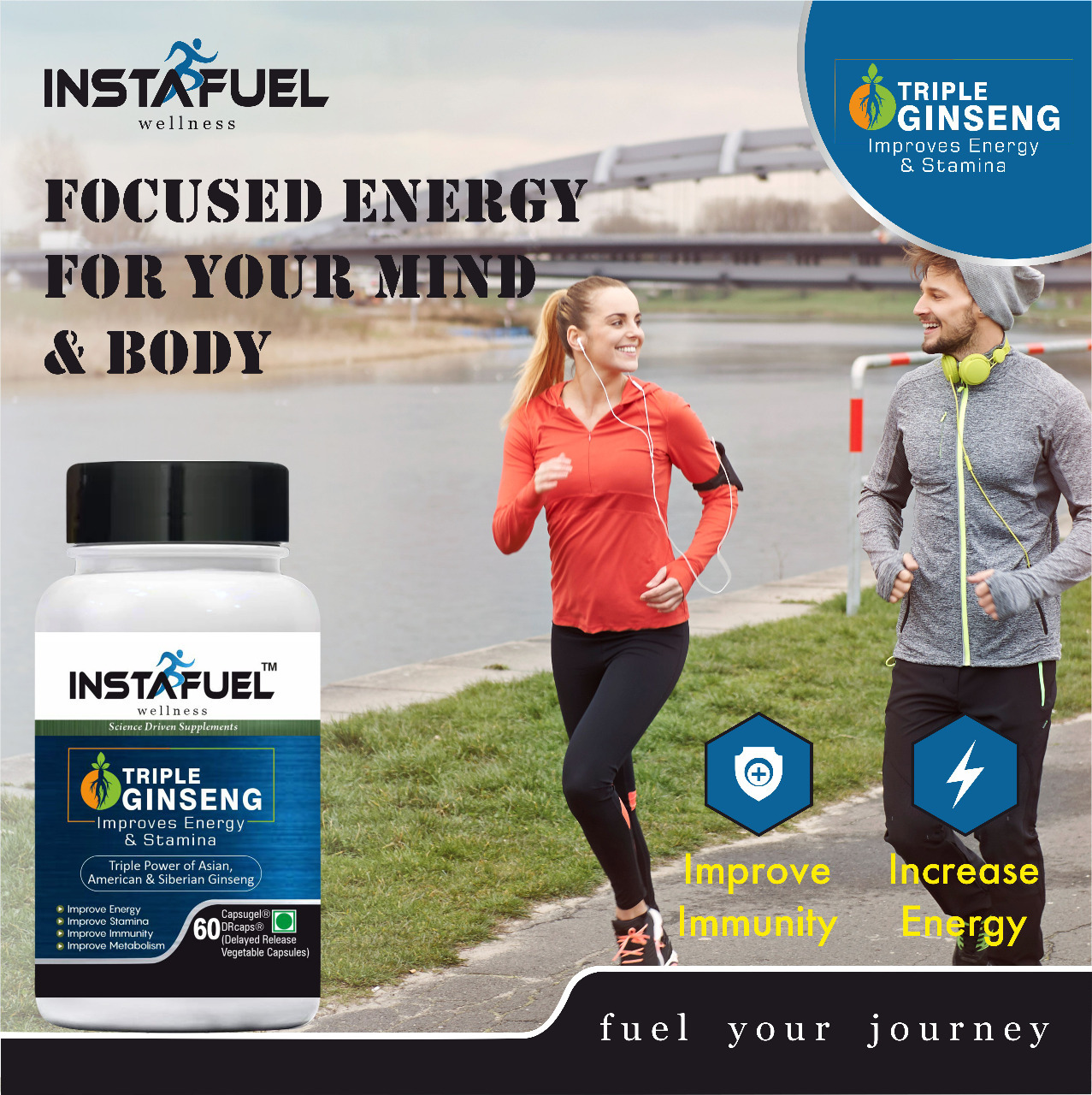 Triple Ginseng Root Extracts Capsules 500mg Efficacy: Promote Healthy & Growth