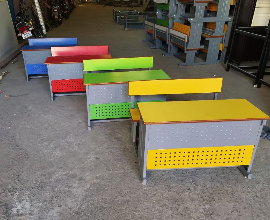 G13 Dual Desk Cum School Bench