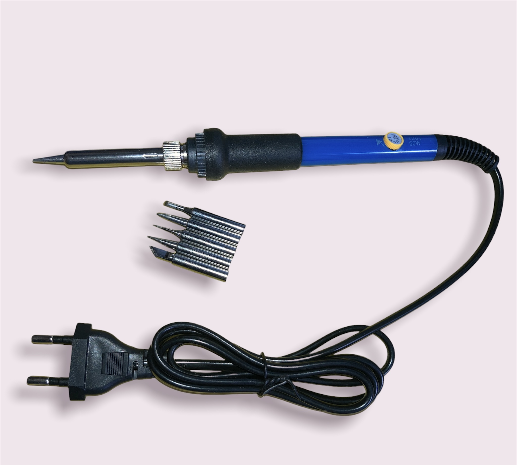 Soldering Iron - Black Color, 5 Extra Bits Included | Automatic Operation System, Versatile Usage