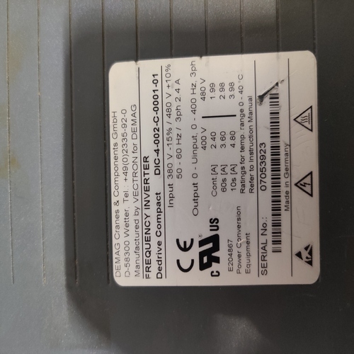 Hmi Demag Dic-4-002-c-0001-01 Frequency Inverter Drive