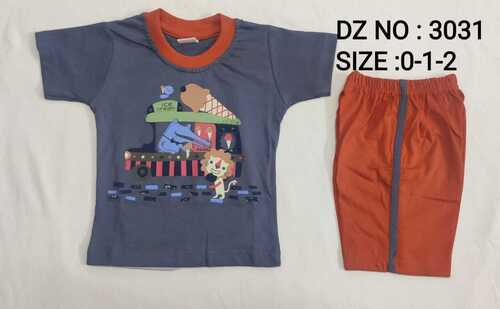 Kids Casual T-Shirt And Shorts Age Group: 6Month-2Years