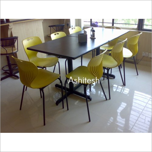 SS Dining Table Set - Stainless Steel & Hardwood Materials | Modern Indian Style, Corrosion-Resistant, Long-Term Durability