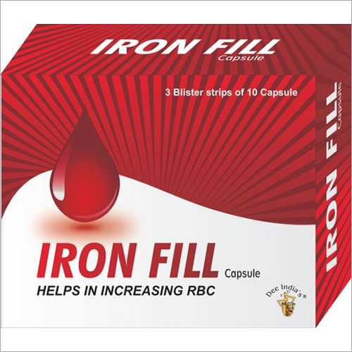 Herbal Medicine Iron Fill Increasing Rbc Capsules