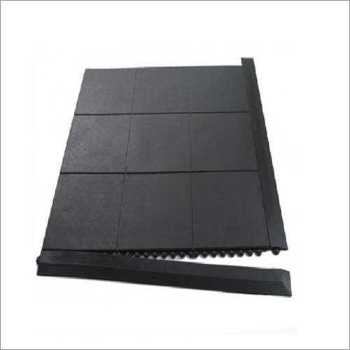 Black Electrical Rubber Mat