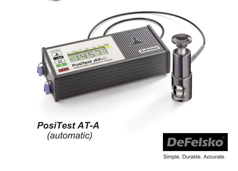 Positest Pull-off Adhesion Tester - Precision Measurement Of Coating Strength | 1% Accuracy, Lcd Display, Hydraulic Pressure, Ip68 Protection, 3.5kg Weight