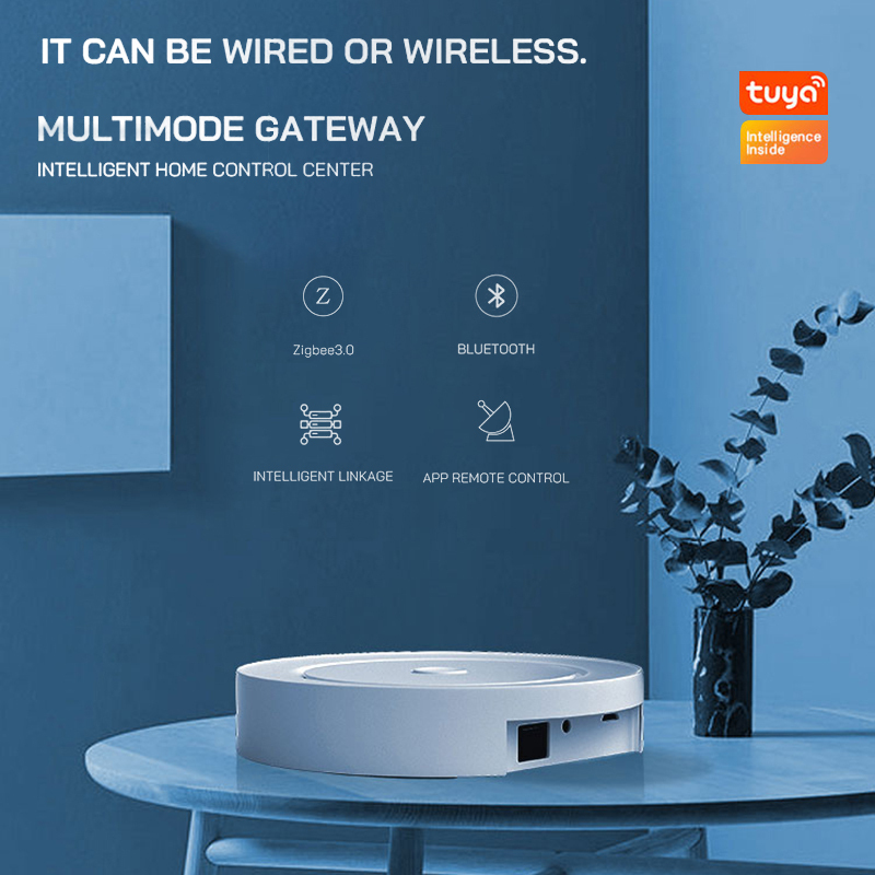 Multimode Smart Home Gateway Zigbee Smart Gateway Mesh Hub App Remote Control Smart Door Lock Gateway