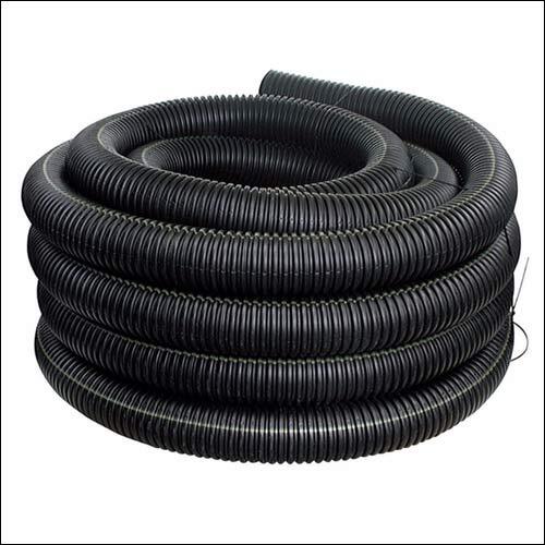 Coated Flexible Pipe - Carbon Steel, 18 Meter Length, 4 Millimeter Thickness, Round Shape | Ideal for Cable Raceway and Grounding Conductor Applications