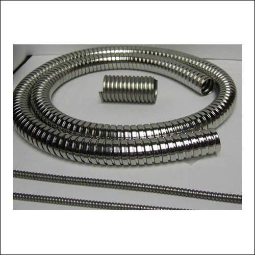 SS Flexible Pipe - Stainless Steel, 6 Meter Length, Silver Color | High Pressure, Maximum Leak Tightness, Corrosion Resistance