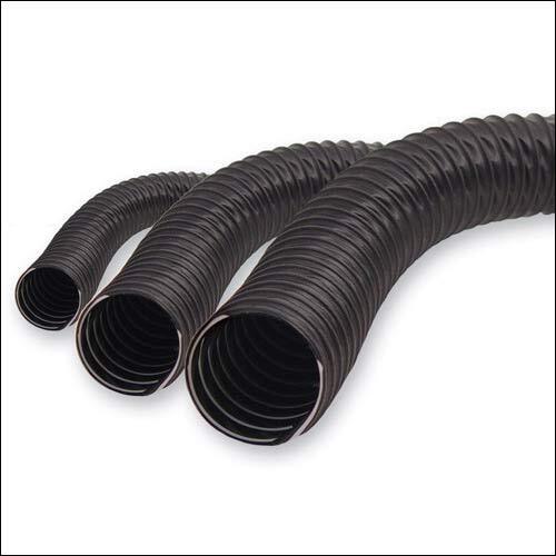PVC Flexible Pipe - Stainless Steel, 30 Meter Length, Black Color | Heat Resistant, Durable, Lightweight, High Strength for Various Piping Needs