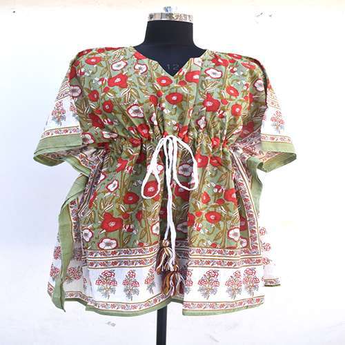 Short Handblock Kaftan